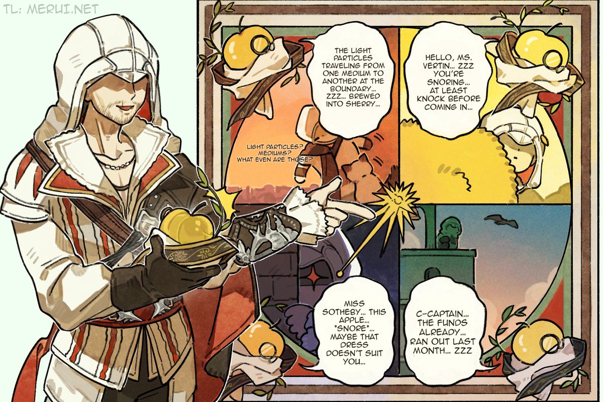 yatagarasu_meru's tweet image. Ezio &amp;amp; APPLe

Reverse: 1999 x Assassin's Creed Official Art