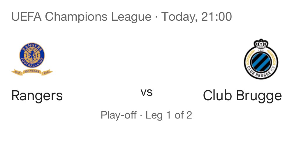 Join the Stavanger True Blues for tonight’s Champions league qualifier vs Club Brugge 

21:00 KO, match shown at Brian Boru