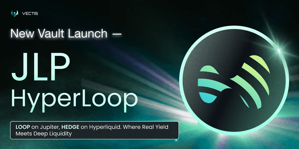 vectis_finance's tweet image. 🚀JLP HyperLoop Vault is Live

Upgraded from JLP Navigator Vault — offering 150%+ greater growth potential.

🔗vectis.finance/vault/jlp-hype…

✨ What’s New:

▪️Lower borrow costs with JLP Loans on @JupiterExchange leverage
▪️Higher funding yields &amp;amp; Lower trading fees via @HyperliquidX…