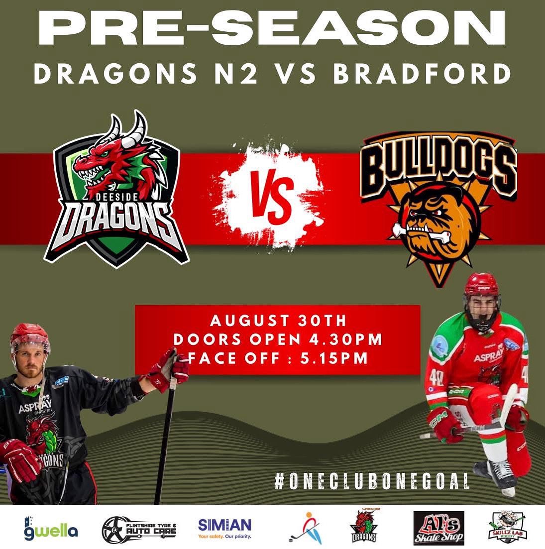 Deeside Dragons Ice Hockey Club (@dragonsihc) on Twitter photo ๐ฅ๐๐ ๐ฃ๐ฅ๐ ๐ฆ๐๐๐ฆ๐ข๐ก๐ฅ
Hey Dragons Fans, our Deeside Dragons NIHL2 team are facing off against the Bradford Bulldogs NIHL in preseason action!
๐๏ธ ecom.roller.app/gwella/deesideโฆ
#๐๐ฒ๐ ๐ผ๐ฟ๐ฒ๐๐ฟ๐ฎ๐ด๐ผ๐ป | #๐ข๐ป๐ฒ๐๐น๐๐ฏ๐ข๐ป๐ฒ๐๐ผ๐ฎ๐น ๐ฅ๐๐ ๐ฃ๐ฅ๐ ๐ฆ๐๐๐ฆ๐ข๐ก๐ฅ
Hey Dragons Fans, our Deeside Dragons NIHL2 team are facing off against the Bradford Bulldogs NIHL in preseason action!
๐๏ธ ecom.roller.app/gwella/deesideโฆ
#๐๐ฒ๐ ๐ผ๐ฟ๐ฒ๐๐ฟ๐ฎ๐ด๐ผ๐ป | #๐ข๐ป๐ฒ๐๐น๐๐ฏ๐ข๐ป๐ฒ๐๐ผ๐ฎ๐น