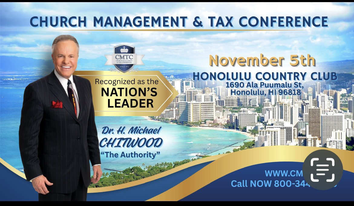 drmchitwood's tweet photo. Don’t miss this one time a year event with Dr H Chitwood. Get your house of worship and order before it’s too late.. CMTC seminar and then compliance audits on all islands. #cmtc or call 800 344 0076. ENROLL NOW https://t.co/Cnd91OfvLJ