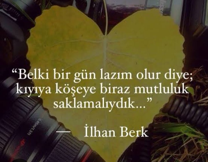 🙏👌✍️ ama O zaman......o kadar tecrübemiz yoktu ki...