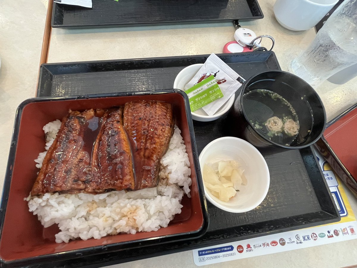 今日もランチにうなぎ食べました
ガストのうなぎです
高級店と比較してみましたが
国産と中国産の違いがわかるようになりました
うなぎの味が全然違います
1500円です