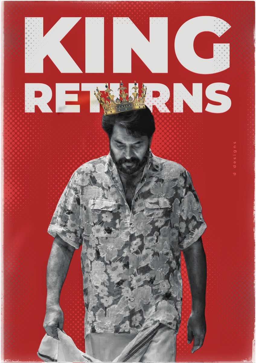 Del__in's tweet photo. #Mammookka #kingreturns #Mammootty𓃵 https://t.co/MDav2YRoOk
