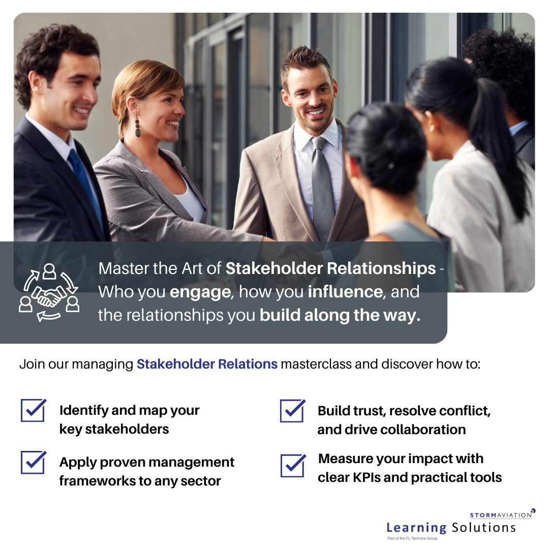 Master the Art of Stakeholder Relationships

In today’s world, success isn’t just about what you know, it’s about who you engage, how you influence and the relationships you build along the way.

bit.ly/3WHVycf

#StakeholderManagement #ProfessionalDevelopment