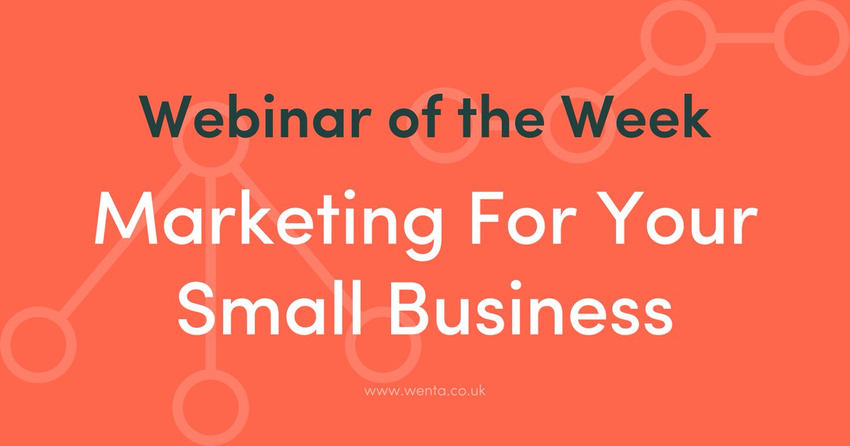 Wenta - Socially enterprising since 1983. (@thewentagroup) on Twitter photo Join Wenta’s FREE CPD-certified #Marketing #Masterclass on Thursday 21 August at 10:00am.
Book your free place today wenta.co.uk/training-event… Join Wenta’s FREE CPD-certified #Marketing #Masterclass on Thursday 21 August at 10:00am.
Book your free place today wenta.co.uk/training-event…