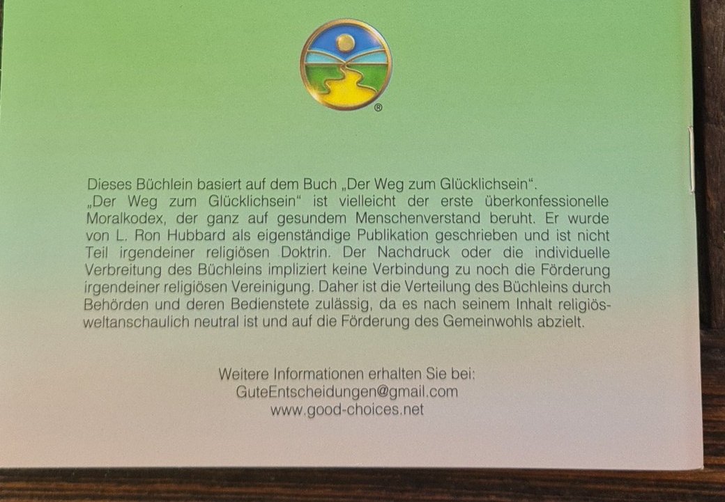 onlygipsy's tweet image. 1/2 Hier ein Beispiel, wie perfide die Menschen, insbesondere sehr junge Menschen, beeinflusst werden können.
Diese Broschüre befand sich heute in meinem Briefkasten. Das der Autor zufällig auch Scientology gegründet hat wurde natürlich nirgendwo erwähnt.
#Scientology
#Hubbard