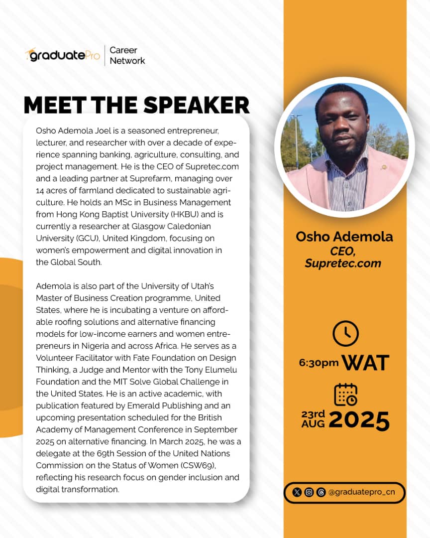GraduatePro_CN's tweet photo. Feeling like your dream career is just out of reach?
Join us at "Networked for Growth," an exclusive industry mixer designed for young professionals like you. 
Ready to build your network and launch your career?
Register now!

https://t.co/7LtoKRALhy https://t.co/FlmD2AdXVj
