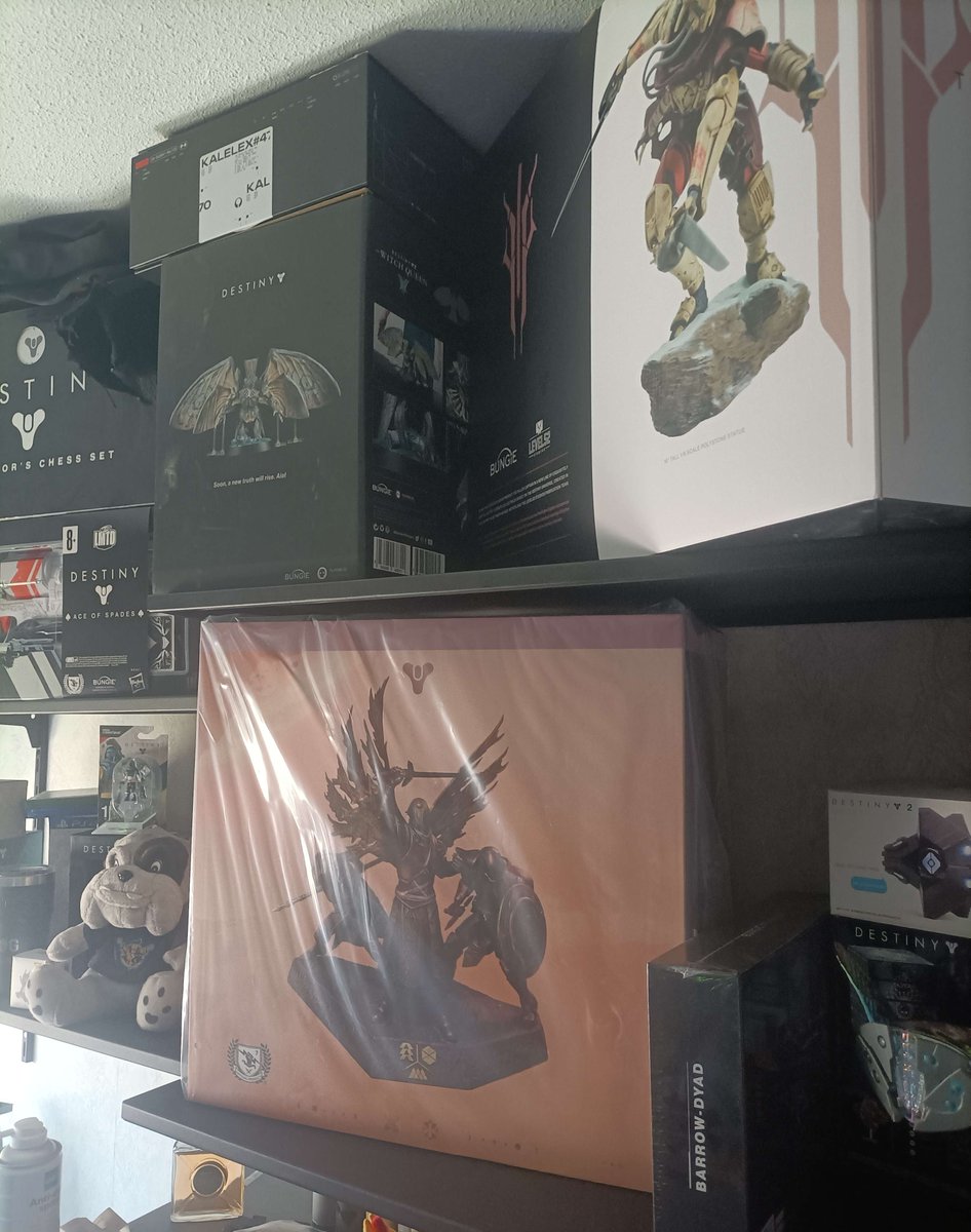 A hour ago my Year of Prophecy Collector's Edition has came in, i am so happy ! 😛
How many merch you can have ? this masterpiece is number 203 in my mini museum.
we need more space !!!
#D2Creator #Destiny2Creator #destiny2game #merchandise #collection #TwitchStreamers