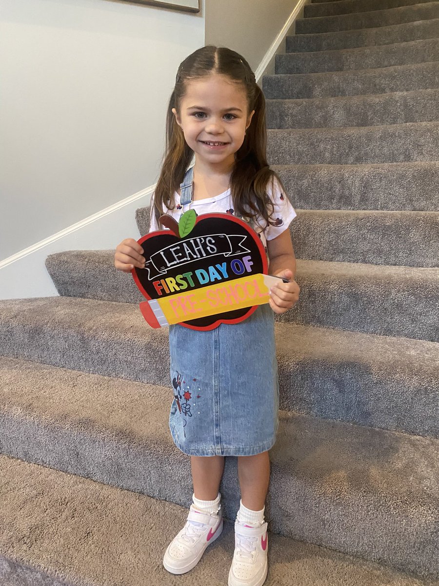 Full time pre-school for Leah!♥️💞