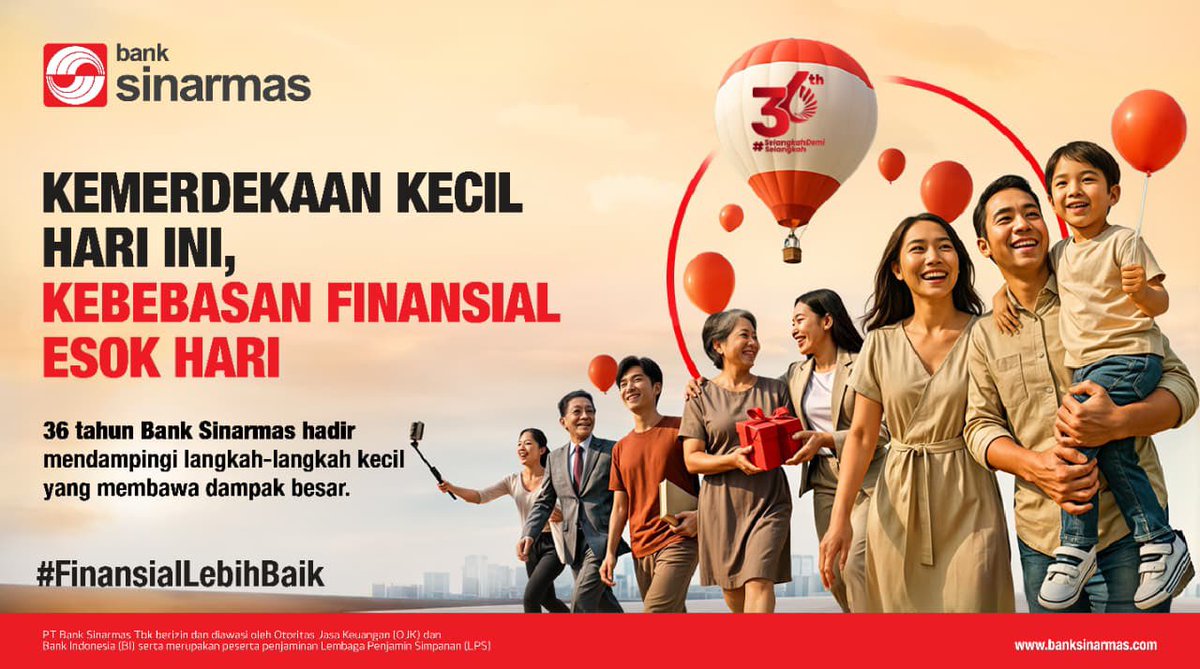 yankedaddies's tweet image. mantep nih, kalian coba cek bsim.id/hut36-promodis… karena ada banyak promo diskon #KemerdekaanKecil dan juga 
#HUT36BankSinarmas lumayan bisa menghemat kantong.