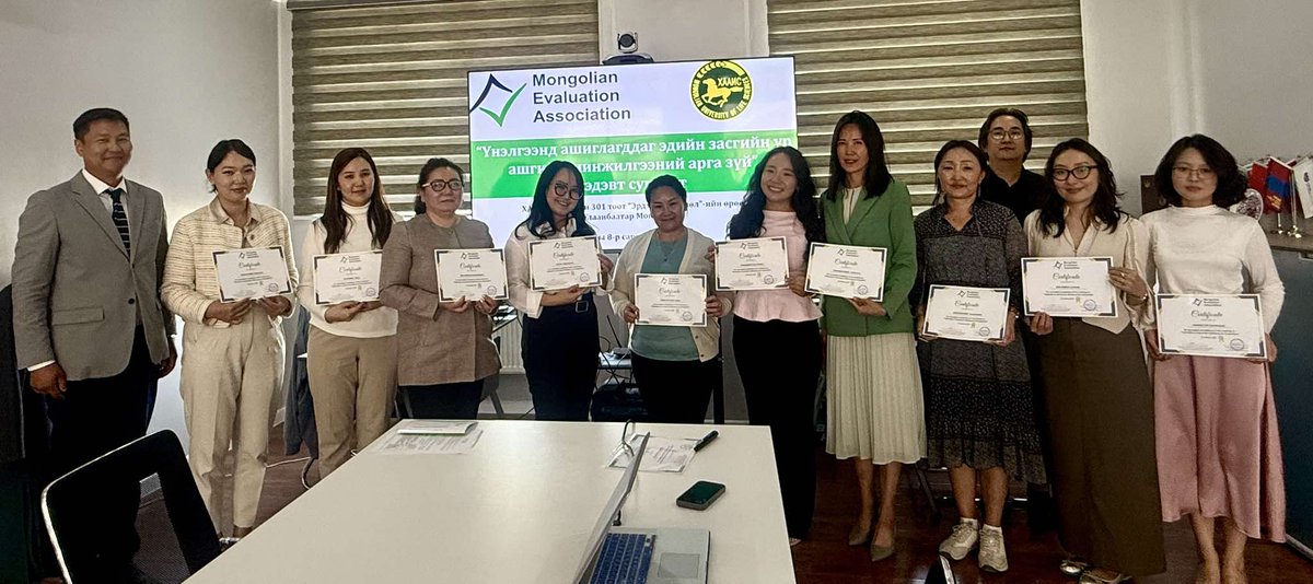Mongolian Evaluation Association tweet media