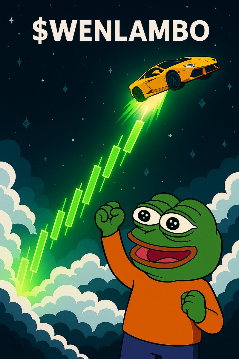 It not luck it just 

Greatness coming again 

But this time coming big 

<a href="/WENLAMBO_SUI/">$WENLAMBO</a>