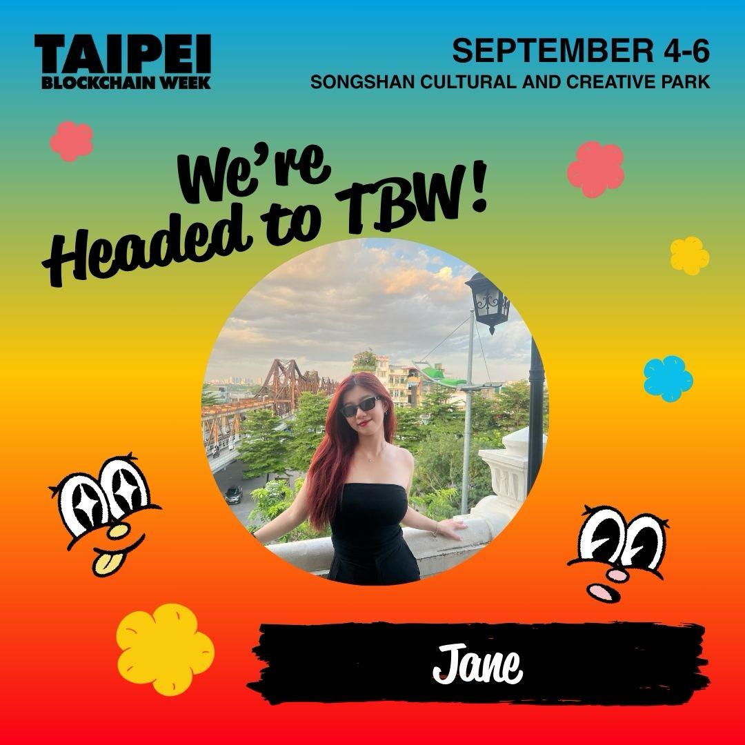 missjane_btc's tweet photo. 🧜🏻‍♀️Web3 打工人斷更不知道多久後重新日更 DAY 15 (抽獎來啦 🚨)

想去 #台北區塊鏈週（TBW 2025）嗎？
這裡有 🎟 免費門票，要送給大家！

參加方式超簡單：
1️⃣ 追蹤 @missjane_btc @TaipeiWeek
2️⃣ 按讚這篇貼文
3️⃣ 任意留言＋轉發

8/25 會抽出來公佈中獎者資訊！

📍 TBW 2025
🗓 9/4–9/6 松山文創園區
🔥 主題：Onboard AI，帶你直擊 Web3 + AI 的最新浪潮！
🌟 TBW 2025 必衝亮點 
✅ 超萌吉祥物 BABY BLO$$OMS 有錢花：靈感來自台灣國花梅花，還會跟 McLaren 超跑一起亮相，最潮打卡點！
✅ 全中文主題日（9/6）：手把手教學課程，新手也能快速入門；老手則能掌握最前沿技術與趨勢。

留言告訴我你最想看的亮點或講者，我就知道誰最想衝 😉
#TBW2025 #TaipeiBlockchainWeek