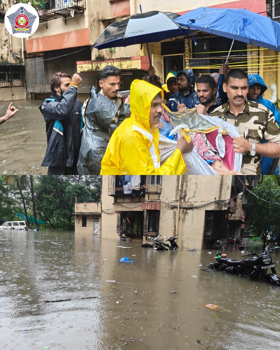मुंबई पोलीस - Mumbai Police (@mumbaipolice) on Twitter photo शहरात अतिवृष्टीमुळे अनेक ठिकाणी विद्युत पुरवठा खंडित झाला असताना घरी उपचार घेत असलेले कुर्ला येथील शिक्षक कॉलनी परिसरातील एका ९३ वर्षीय रुग्णाचा ऑक्सिजन पुरवठा बंद झाला.
<a href="/KurlaPS/">कुर्ला पोलीस ठाणे - Kurla PS Mumbai</a> चे अधिकारी आणि अंमलदारांनी क्षणाचा विलंब न करता रुग्णाला सुरक्षितपणे घरातून बाहेर काढून जवळच्या शहरात अतिवृष्टीमुळे अनेक ठिकाणी विद्युत पुरवठा खंडित झाला असताना घरी उपचार घेत असलेले कुर्ला येथील शिक्षक कॉलनी परिसरातील एका ९३ वर्षीय रुग्णाचा ऑक्सिजन पुरवठा बंद झाला.
<a href="/KurlaPS/">कुर्ला पोलीस ठाणे - Kurla PS Mumbai</a> चे अधिकारी आणि अंमलदारांनी क्षणाचा विलंब न करता रुग्णाला सुरक्षितपणे घरातून बाहेर काढून जवळच्या