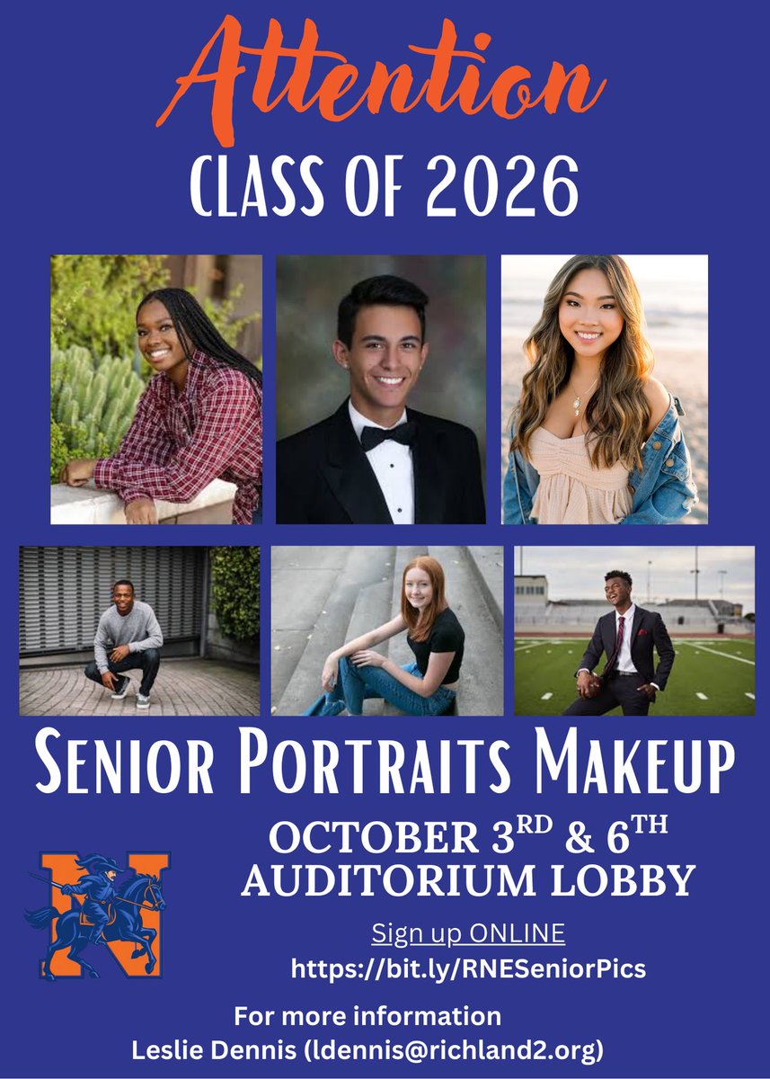 RNE Counseling (@rne_counseling) on Twitter photo Class of 2026 - do you still need to take Senior Pictures?! 📸 Sign up today!! <a href="/RNECavaliers/">Richland Northeast HS</a> Class of 2026 - do you still need to take Senior Pictures?! 📸 Sign up today!! <a href="/RNECavaliers/">Richland Northeast HS</a>