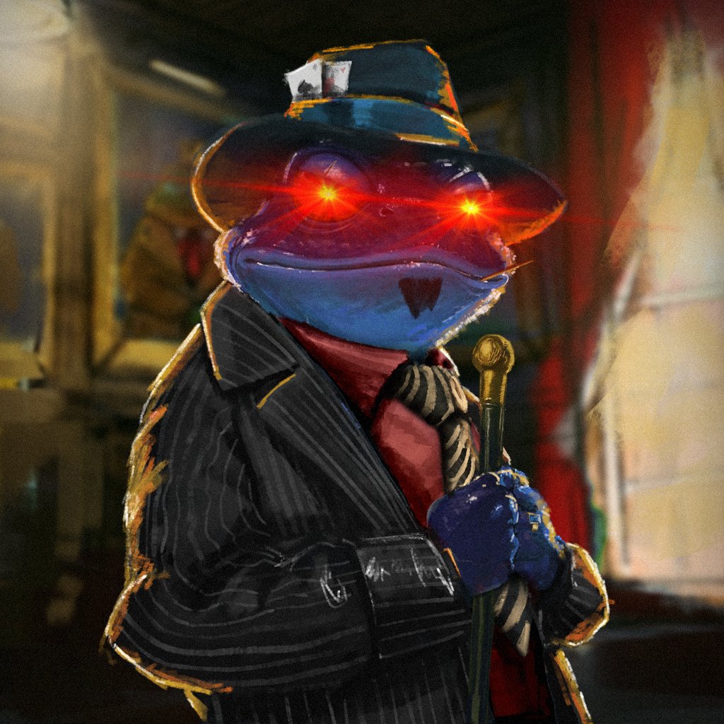 GM
The first "unofficial" ONE OF ONE has been minted.
The Lazer eye trait only appears one time in The Don collection. As per our poll concluded.

Congrats to the lucky minter.
Will you mint the next special edition?

$s UPremecy #nft