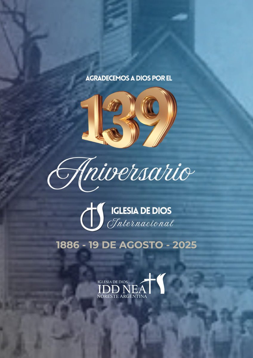 BrinachDaniel's tweet photo. Feliz aniversario amada iglesia de Dios!! https://t.co/W5Qb8N4Nss