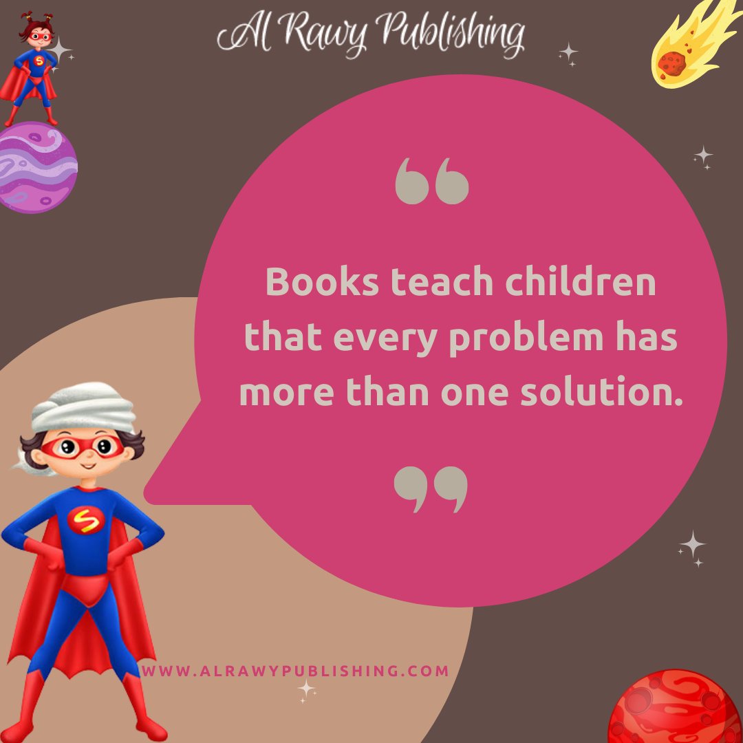 thetalesofhamad's tweet image. &quot;Books teach children that every problem has more than one solution.&quot;
#readingtolearn #uaekidsbooks #talesofhamad #alrawypublishing
