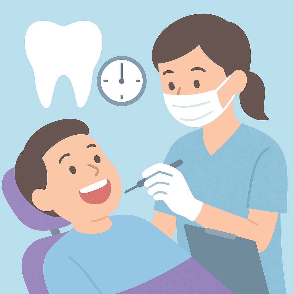 akiisa_moriyama's tweet image. 定期歯科健診はむし歯・歯周病の早期発見に有効（厚労省）。痛みが出る前の受診が生涯の医療費を減らします。今日も一日お疲れ様でした☺️

#予防歯科 #歯科健診