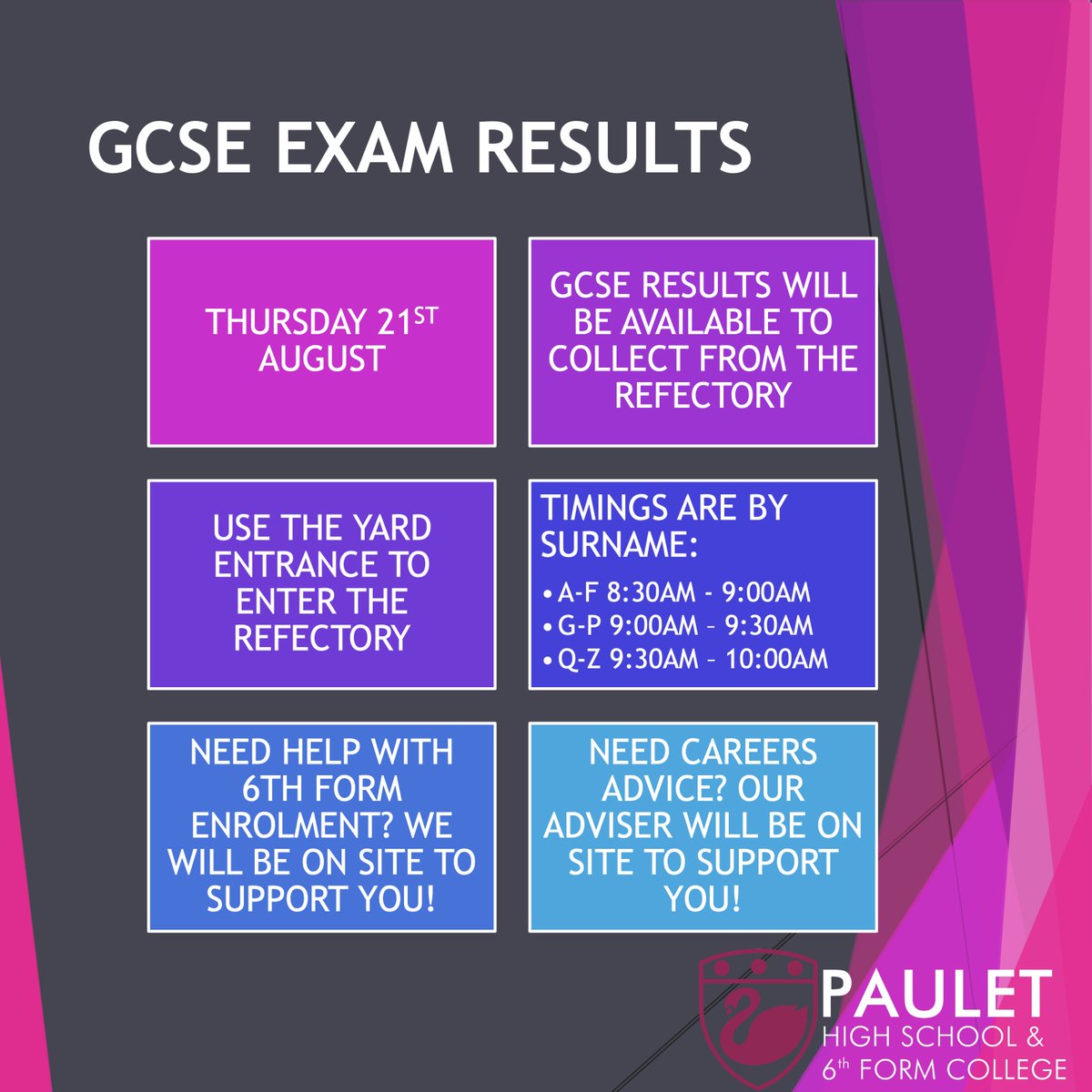 Paulet High School tweet media