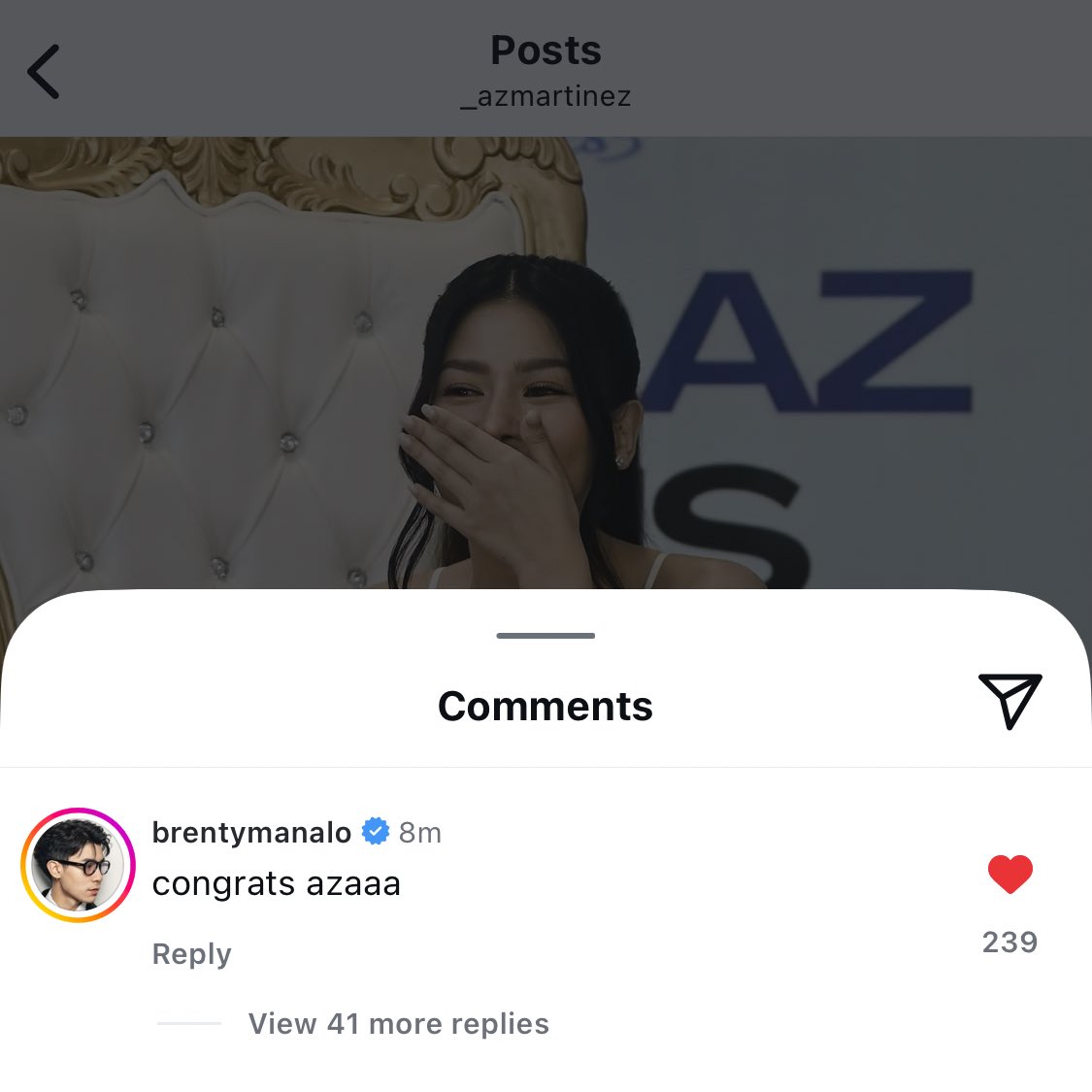 azbrentofficial's tweet photo. BRENT CONGRATULATING AZA https://t.co/8QYbUpgFEM