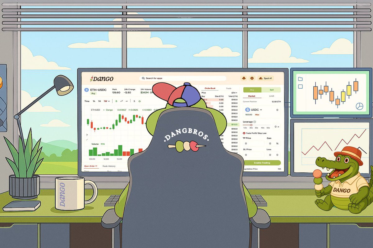 Enoch__Ayomide's tweet image. GDango fam 🍡
It’s a new day to preach Dango @dango 🤩
-CEX power with DEX freedom.
-CLOB trades, smooth UI, community first vibes.
-DeFi finally feels like it should haveve from day one.
Do more with Dango 🍡 
#Dango #DeFi #CLOB
