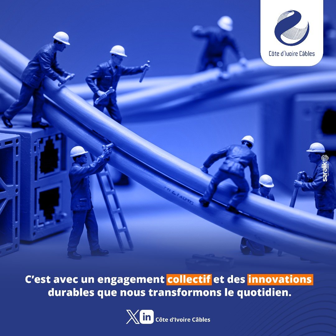CICables's tweet photo. 𝐍𝐨𝐬 é𝐪𝐮𝐢𝐩𝐞𝐬 unissent leur 𝐬𝐚𝐯𝐨𝐢𝐫-𝐟𝐚𝐢𝐫𝐞 pour bâtir des infrastructures fiables et innovantes, au 𝐬𝐞𝐫𝐯𝐢𝐜𝐞 𝐝𝐞 𝐧𝐨𝐬 𝐩𝐚𝐫𝐭𝐞𝐧𝐚𝐢𝐫𝐞𝐬.
#CIC_Reborn #Leader_Telecoms #InnovationDurable #EngagementCollectif https://t.co/BiYCQkqCtO