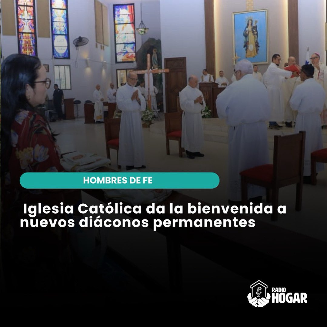La Iglesia arquidiocesana panameña recibe cuatro nuevos diáconos permanentes
➡️ radiohogar.org/la-iglesia-arq…