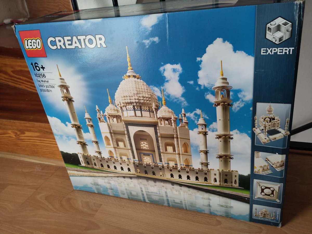 Kane2342's tweet photo. Time for some #Lego, this time a used set from ebay: 10256 - Taj Mahal https://t.co/BlwGX0onlj