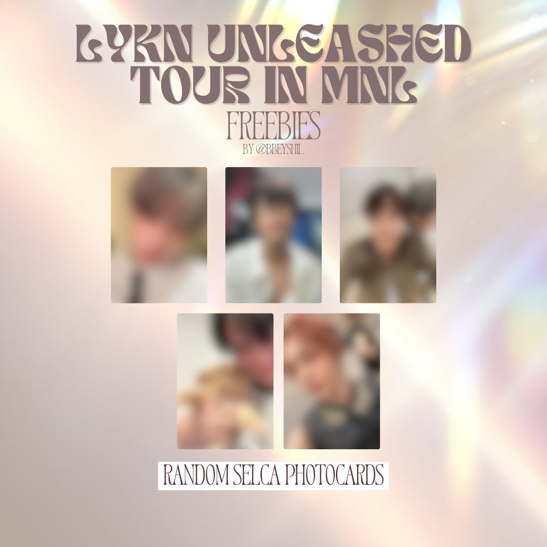 bbeyshii_'s tweet photo. ★★★ Fan Support for LYKN Unleashed in Manila ★★★

• rt &amp; like this post 
• limited qty onli
• open for trades
• see pubmat for other deets

see you on Sept 27, Filo lykyous! (⁠｡⁠•̀⁠ᴗ⁠-⁠)⁠✧

#LYKN #LYKNTOURxMANILA https://t.co/OX23ckUZMy