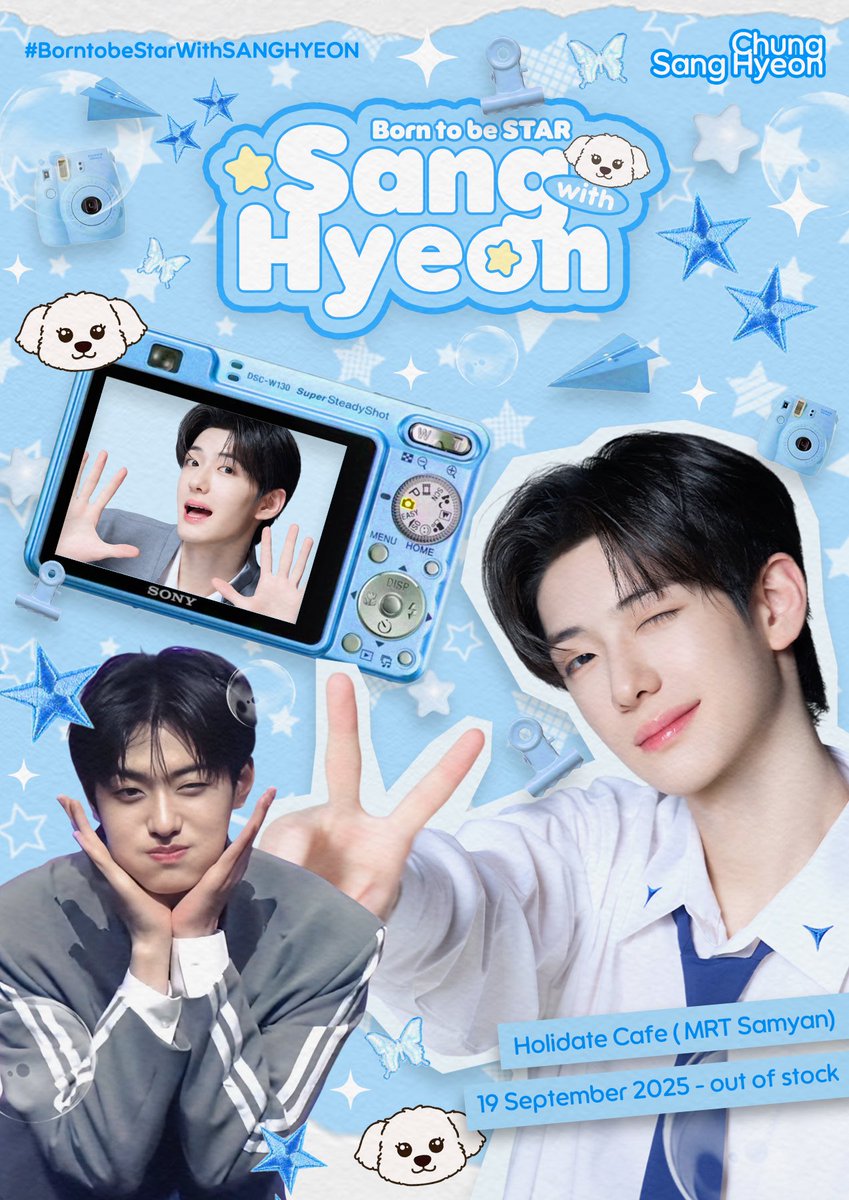 chocpipimintt's tweet image. 2025 SANGHYEON BIRTHDAY CAFE EVENT 

. ★ ⋆
★⋆        .  ˚.     ★  ˚  ⋆
       ˚ ★ .   𝐵𝑜𝑟𝑛𝑡𝑜𝑏𝑒𝑆𝑡𝑎𝑟𝑊𝑖𝑡ℎ𝑆𝐴𝑁𝐺𝐻𝑌𝐸𝑂𝑁

date : 19 september 2025
at : Holidate Cafe | MRT Samyan

#BorntobeStarWithSANGHYEON 
#정상현 #SANGHYEON 
#보이즈2플래닛 #BOYS2PLANET