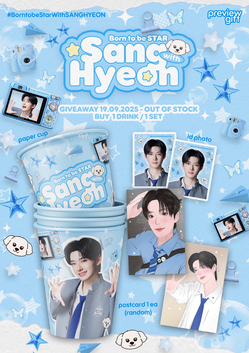 chocpipimintt's tweet image. 2025 SANGHYEON BIRTHDAY CAFE EVENT 

. ★ ⋆
★⋆        .  ˚.     ★  ˚  ⋆
       ˚ ★ .   𝐵𝑜𝑟𝑛𝑡𝑜𝑏𝑒𝑆𝑡𝑎𝑟𝑊𝑖𝑡ℎ𝑆𝐴𝑁𝐺𝐻𝑌𝐸𝑂𝑁

date : 19 september 2025
at : Holidate Cafe | MRT Samyan

#BorntobeStarWithSANGHYEON 
#정상현 #SANGHYEON 
#보이즈2플래닛 #BOYS2PLANET