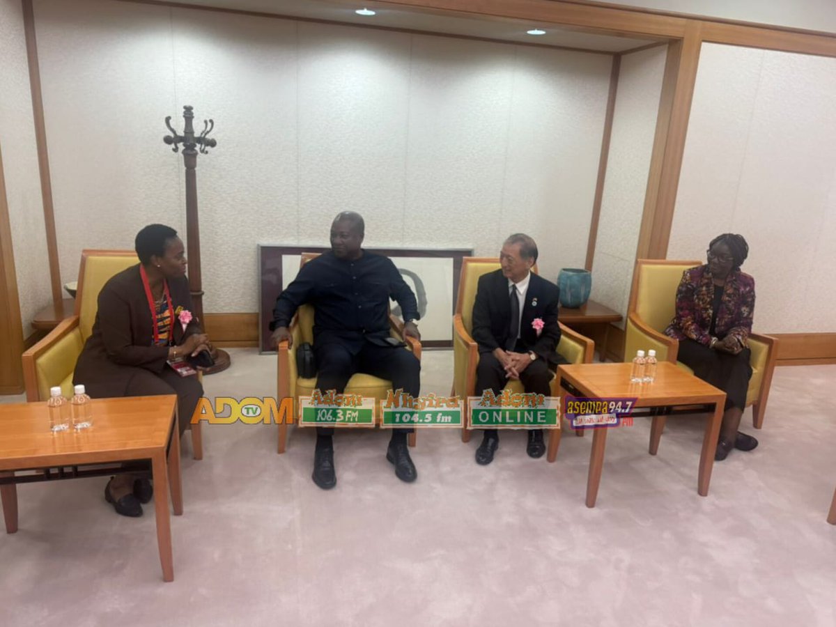 Photos: President John Dramani Mahama arrives in Japan for the 9th TICAD Conference scheduled for Yokohama Japan from August 20-22, 2025.

The President arrived in Tokyo, Japan, on Emirates flight EK 318.

#AdomNews