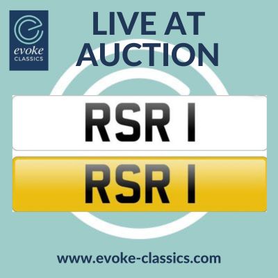 EvokeClassics's tweet image. LIVE AT AUCTION
Registration on Retention RSR 1
evoke-classics.com/auction/#/lots…
Registration on retention until 17th July 2035
Perfect for a Porsche maybe?
#NumberPlates #PrivatePlates #CherishedNumberPlates