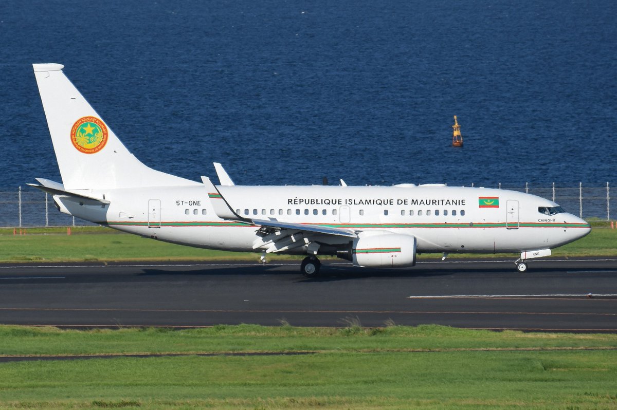 fly_srn767's tweet photo. Government of Mauritania
Boeing 737-7BQ/BBJ
5T-ONE
MRT001 GYD→HND
2025/08/19 HND/RJTT RWY16L↓ https://t.co/91MNXtZaAG