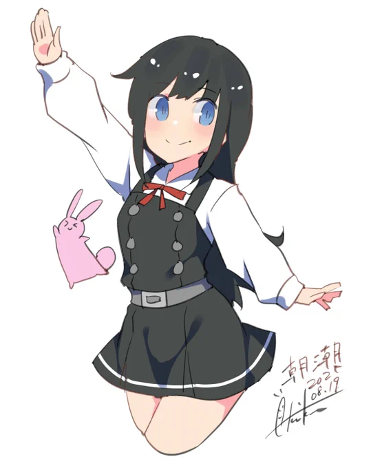 『アサチオチャン!』 #艦これ #朝潮 #艦これ版深夜の真剣お絵描き60分一本勝負 #艦これ版真剣お絵描き60分一本勝負_20250819