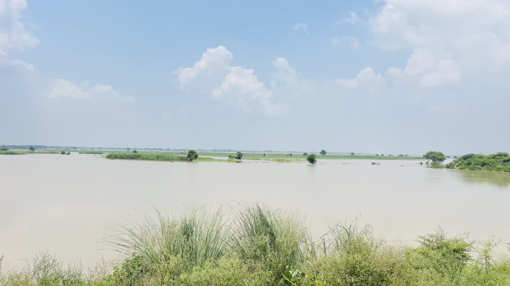 जेवर के बाढ़ प्रभावित क्षेत्र का दौरा कर, संबंधित अधिकारियों को राहत और बचाव कार्यों को लेकर दिए निर्देश। शाम तक और अधिक पानी बढ़ने की संभावना है। इसलिए सचेत रहने की आवश्यकता है। प्रशासन मुस्तैद है और मैं स्वयं नज़र बनाए हुए हूं। #MLAJewar