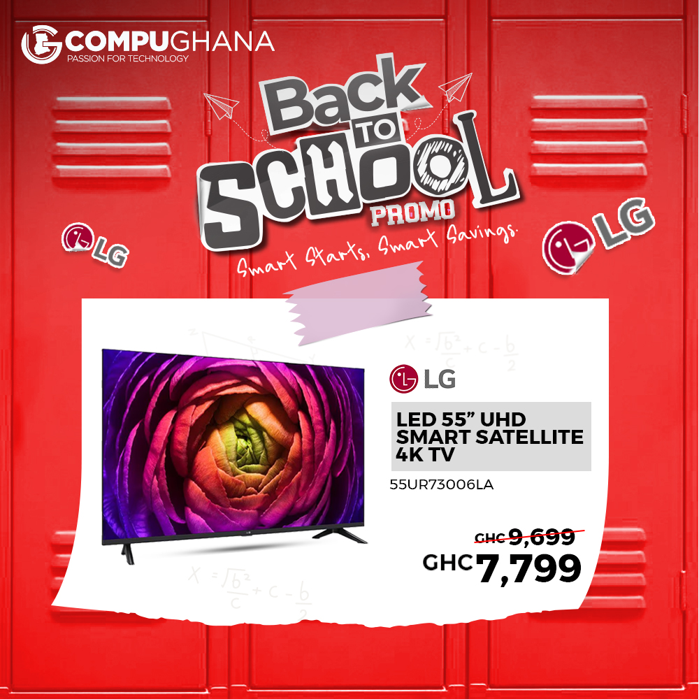 Get SPECIAL DISCOUNTS on incredible LG TVs. Experience stunning visuals and elevate your home entertainment!
Shop in-store compughana.com/back-to-school…
Call: 0302752020 | WhatsApp: 0243143143
#CompuGhana #LGTVs #HomeEntertainment #tvdeals #compughanaback2school