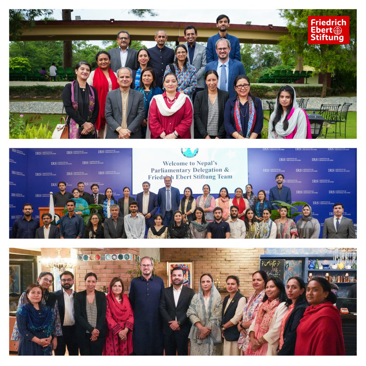 FES_PAK's tweet photo. 🇵🇰🇳🇵Bilateral Exchange on Gender-Responsive Budgeting: Challenges and Oppurtunties in Nepal and Pakistan. 

Day 1 in Islamabad brought together Nepali and Pakistani policymakers and  civil society members for meaningful dialogue on inclusive budgeting, climate-gender justice, and regional cooperation—strengthening efforts towards a more equitable and sustainable future.

📖 Read more: https://t.co/mYZzk7jmX3