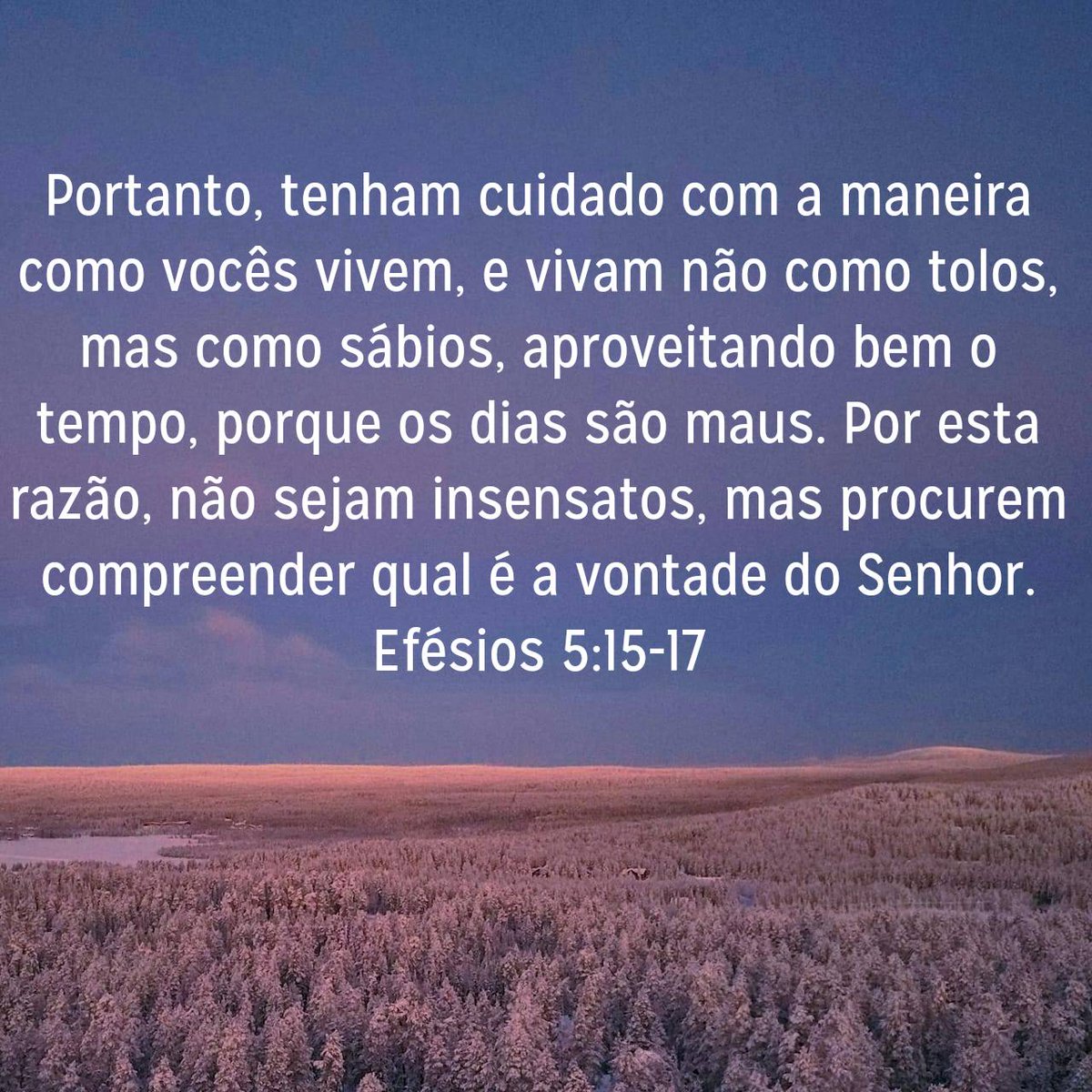 Bom dia! Estamos vivendo tempos difíceis.