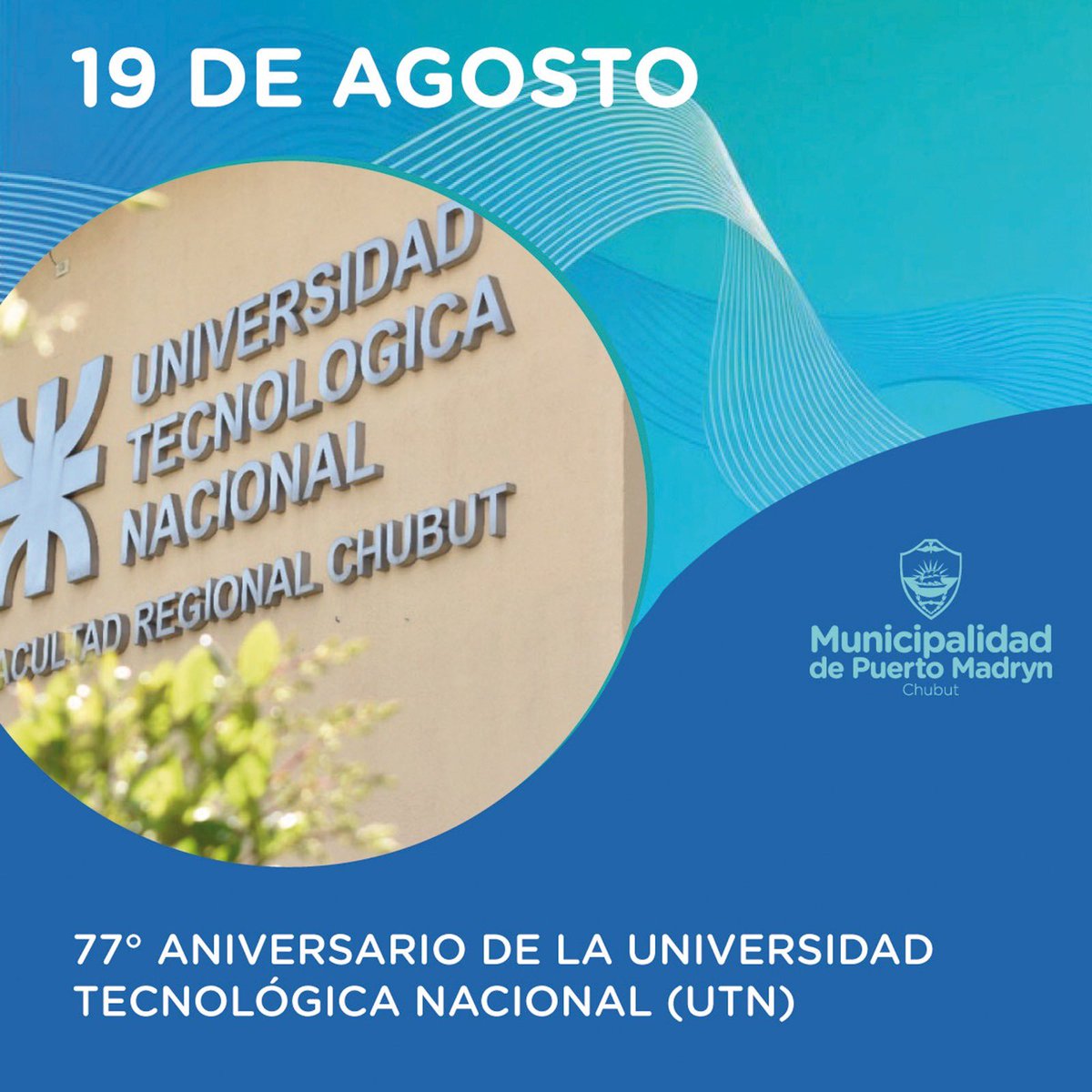 Hoy se cumplen 77 años del día en el que se creó la Universidad Tecnológica Nacional, por lo que queremos hacer llegar nuestro saludo a cada uno de los integrantes de la comunidad educativa de la <a href="/UTNChubut/">Prensa UTN Chubut</a>.
