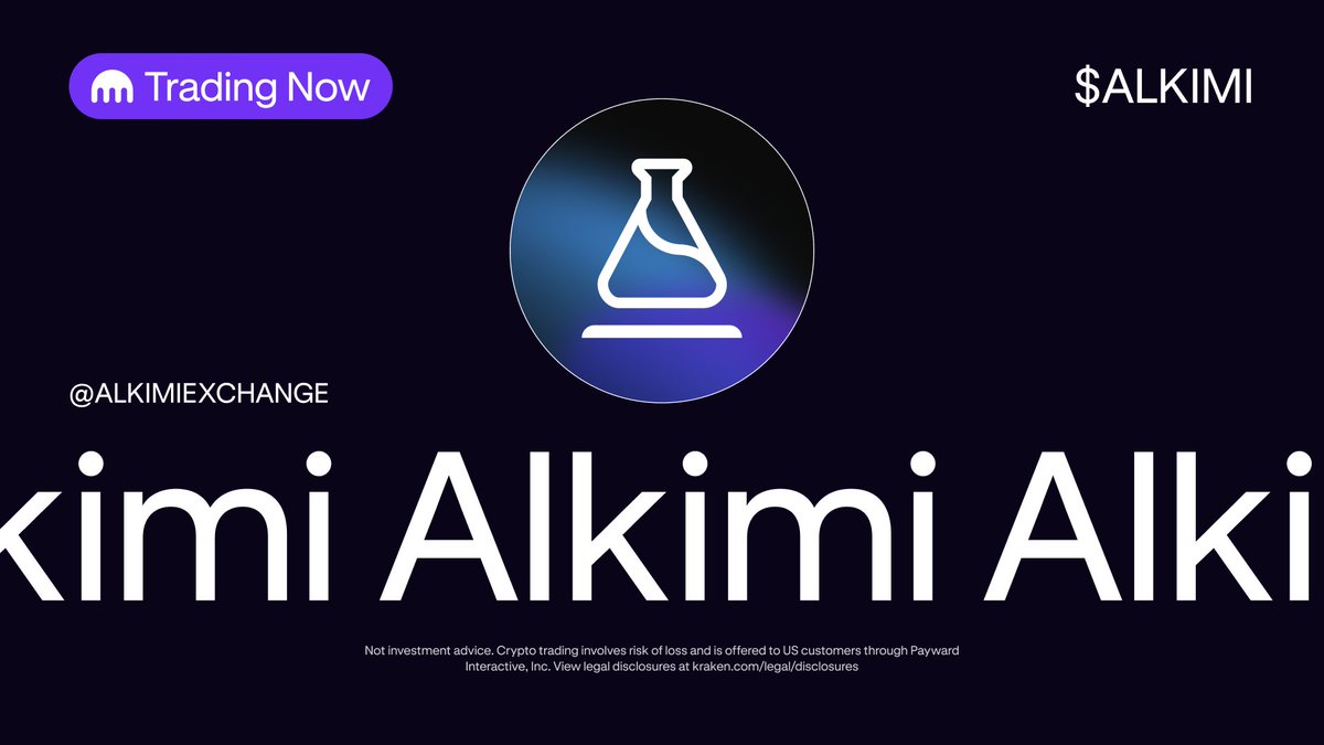 Kraken Exchange (@krakenfx) on Twitter photo $ALKIMI is live on Kraken 
the decentralized ad exchange token by <a href="/AlkimiExchange/">Alkimi</a>
Start trading: p.k.xyz/9f1e/au9mjhec $ALKIMI is live on Kraken 
the decentralized ad exchange token by <a href="/AlkimiExchange/">Alkimi</a>
Start trading: p.k.xyz/9f1e/au9mjhec