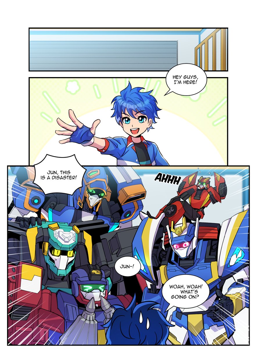 ConnorKim224's tweet photo. Here’s a short Metal Card Bot comic I made! You can watch the animation on YouTube. 
(1/2) https://t.co/2XVKw4PctV