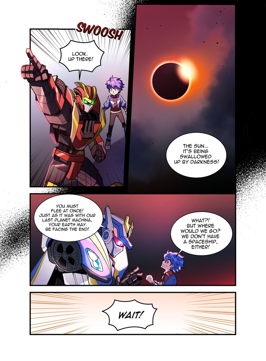 ConnorKim224's tweet photo. Here’s a short Metal Card Bot comic I made! You can watch the animation on YouTube. 
(1/2) https://t.co/2XVKw4PctV