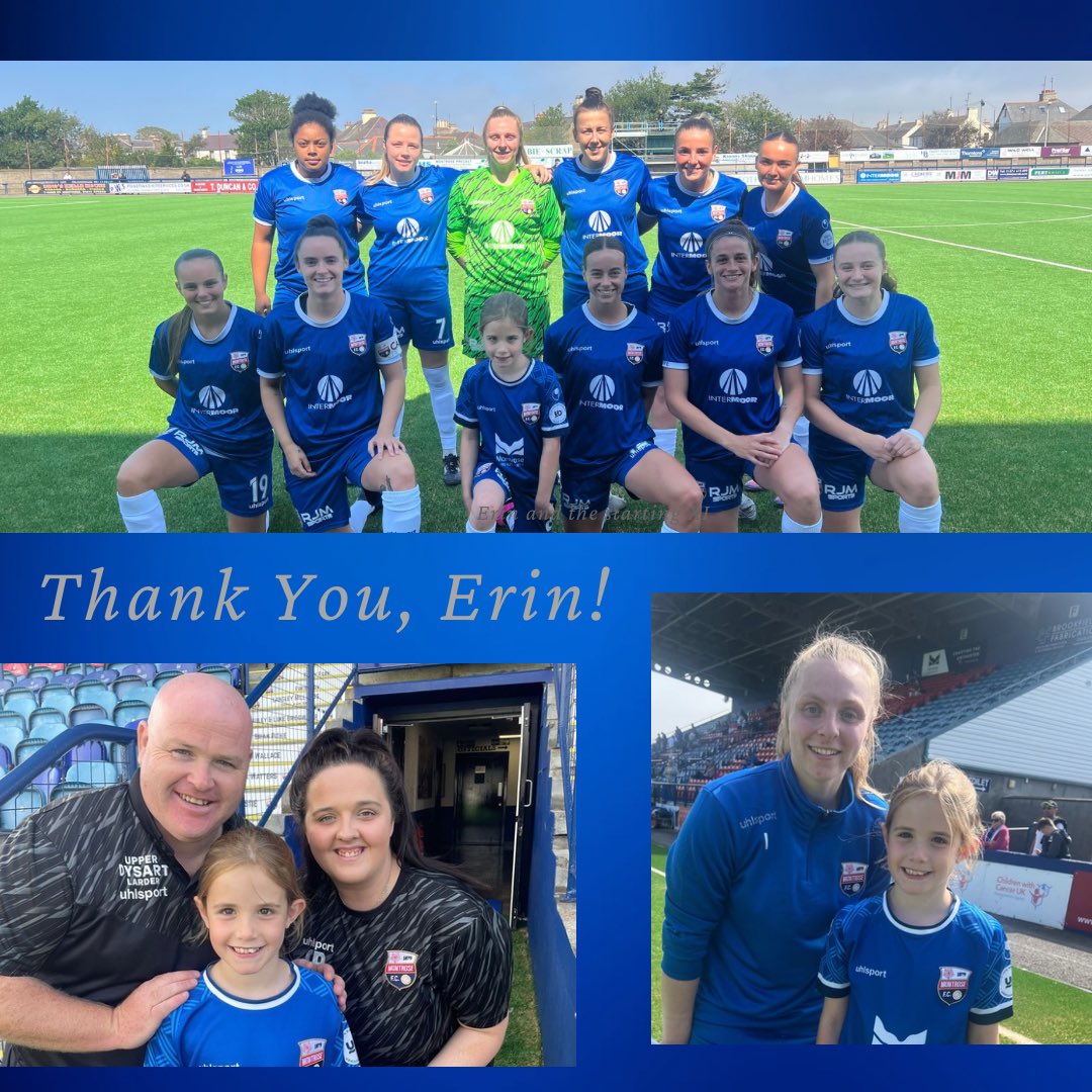 MontroseFCW's tweet image. 𝗠𝗮𝘀𝗰𝗼𝘁 💫 

A shout out to our matchday mascot Erin from Sunday! 

Inspiring the next generation is at the heart of everything we do – seeing young fans like Erin full of excitement reminds us why we love this game. The future is bright ✨💙