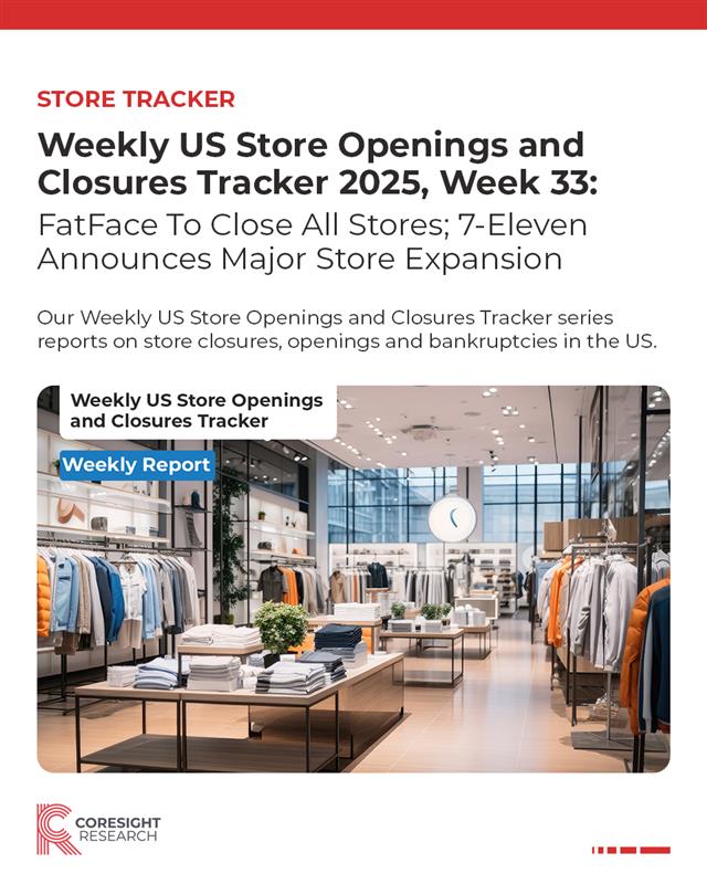 CoresightNews's tweet image. Retail is shifting fast.

Coresight’s Week 33 Tracker shows it all:

FatFace exits US → pressure on legacy retail.

7-Eleven expands → power of convenience + data.

Big lesson: agility, tech &amp;amp; smart real estate drive tomorrow’s retail. Link Below

#RetailTrends #RetailStrategy