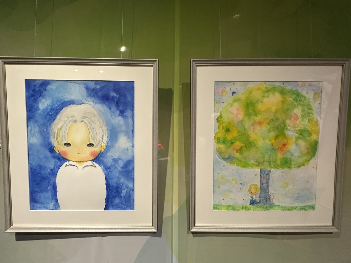Mamin9756's tweet photo. #一人十色アート展
最終日を見届けてきました!
なんと #YANGYO さんにお会いして貴重なお話をきくことができて…
絵を見て伝わってくるイメージ通りのとってもステキな方でもう感動✨️
ありがとうございました!!
#八木勇征
#YuseiYagi
#YANGYO
#水彩
#イラスト https://t.co/th1uPBiJL1