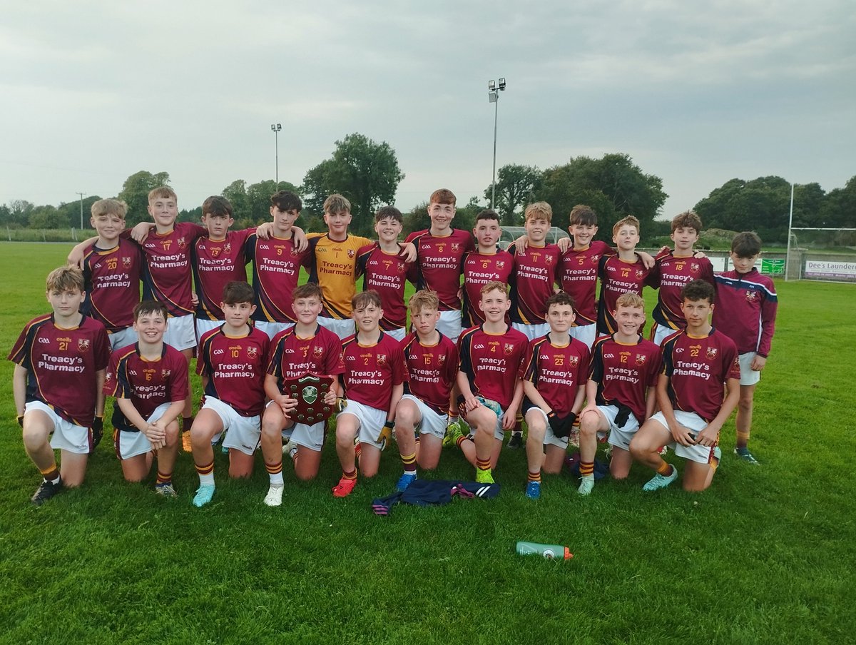 Congratulations to our U14 Boys and management 
A Championship Shield Final winners👏👏

Hard luck to Ballintubber GAA, a great game this evening 
Thanks to Hollymount Carramore Gaa Club for facilitating the game this evening