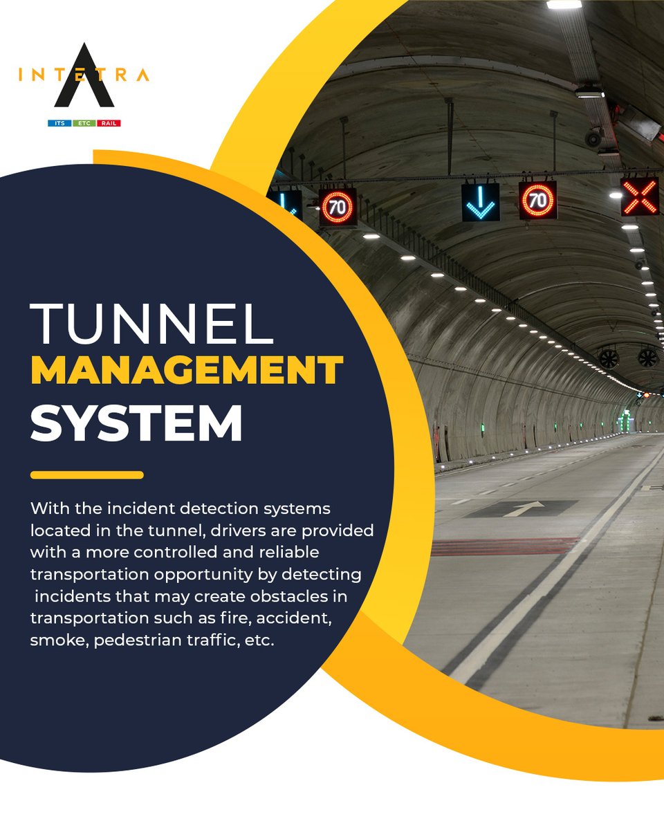 intetraas's tweet image. From incident detection to real-time alerts, our tunnel management systems keep roads safe and traffic moving.
Intetra turns every tunnel into a secure, smart, and reliable route.

#Intetra #TunnelManagement #IncidentDetection #RoadSafety #SmartInfrastructure